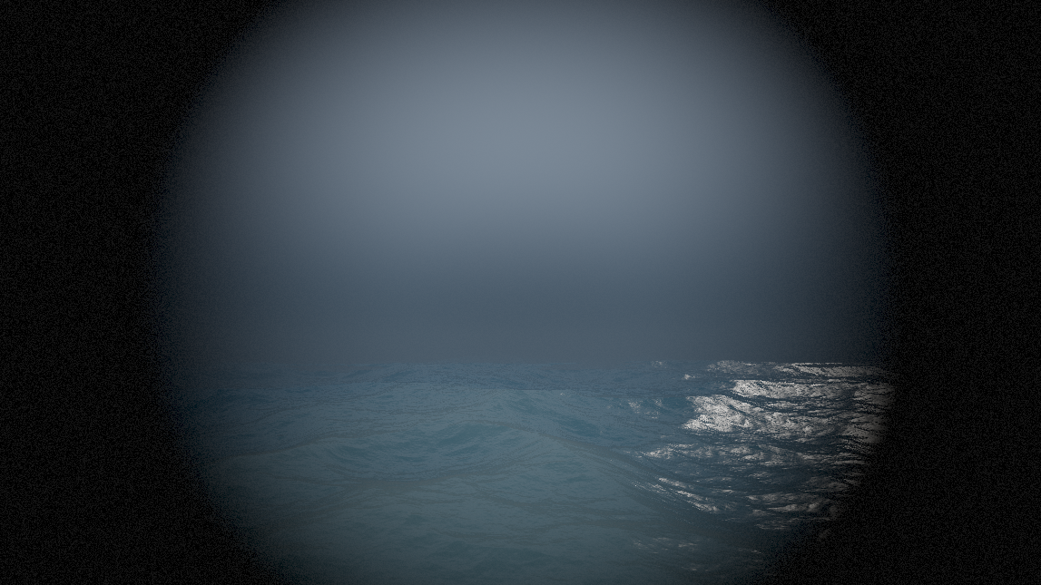 Ocean Wave Simulation screenshot from OpenAI Blog Post